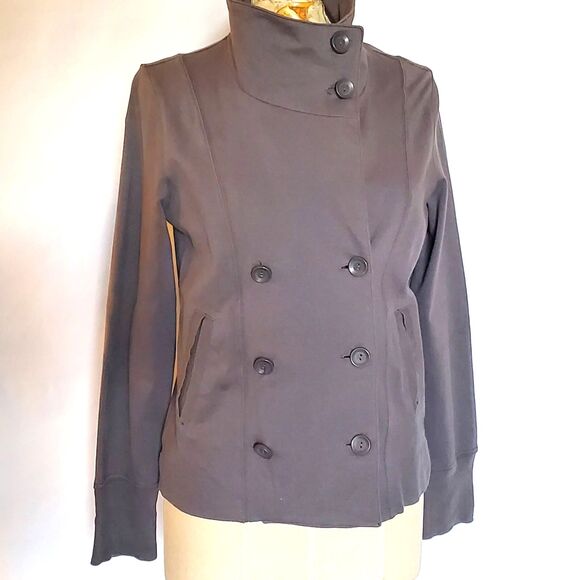 Calvin Klein Women's Soft Gray Button Versatile Jacket, Medium - Picture 2 of 8